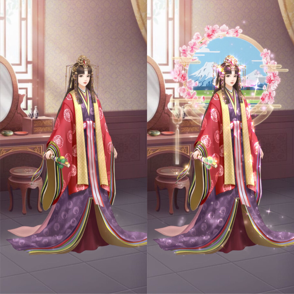 红裳斋王代 京都葵祭十二单,春初酉时看斋王