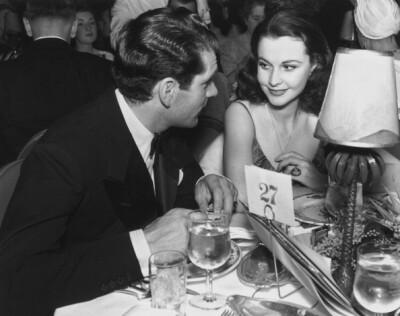 Vivien Leigh proudly holds her Best Actress Oscar on March 2, 1940. She was recognized for her portrayal of Scarlett O'Hara in Gone With the Wind.
