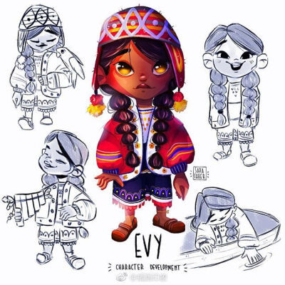 漂亮女孩【插画师：Sara Faber】