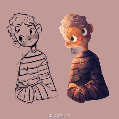 漂亮女孩【插画师：Sara Faber】