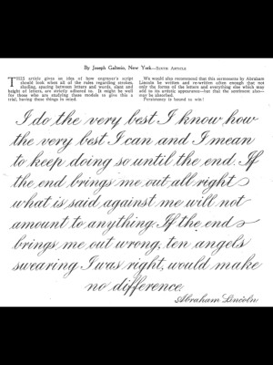 Copperplate 花体英文 Roundhand