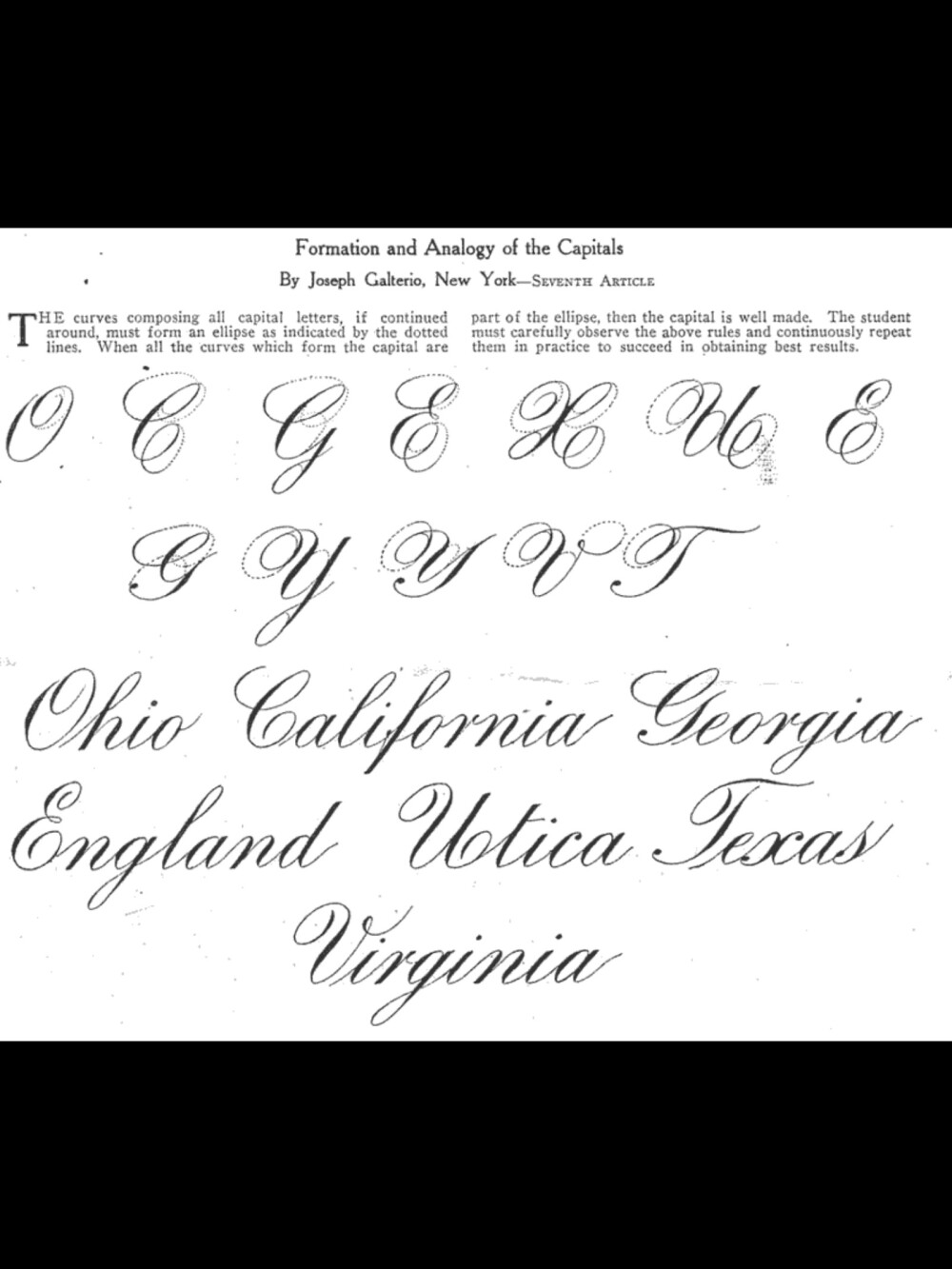 花体英文书法 copperplate Roundhand