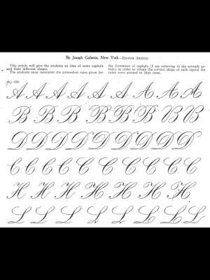 Copperplate 花体英文 Roundhand