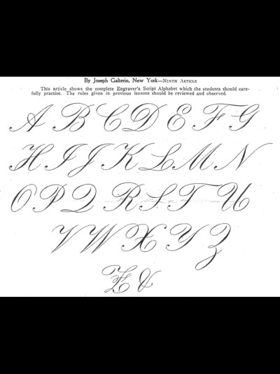 花体英文书法 copperplate Roundhand