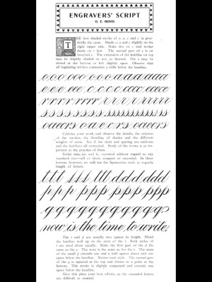 Copperplate 花体英文 Roundhand