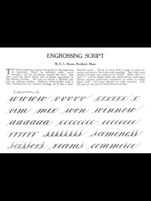 Copperplate 花体英文 Roundhand