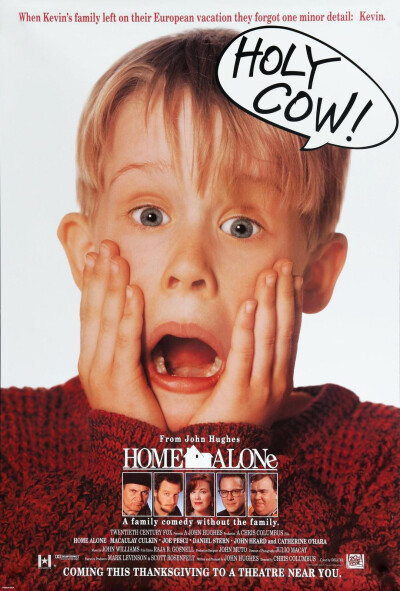 《小鬼当家》（Home Alone）1990年 美国 是由20世纪福克斯电影公司制作及发行的美国家庭喜剧影片。由克里斯·哥伦布执导，由麦考利·卡尔金、乔·佩西、丹尼尔·斯特恩主演。该片讲述了8岁的小凯文被飞往巴黎欢度圣诞的…