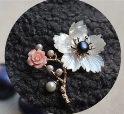贝壳花➕小珍珠饰品