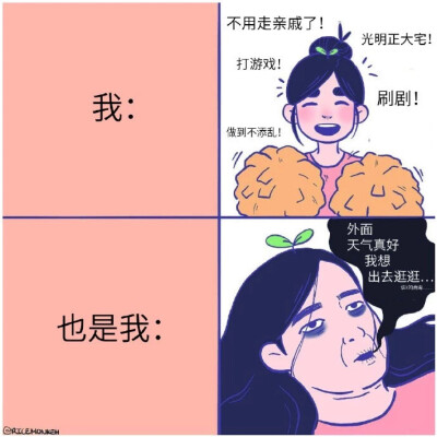 在家第一天 VS 2周后