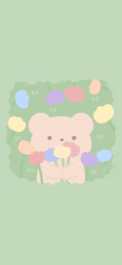 小熊背景图。