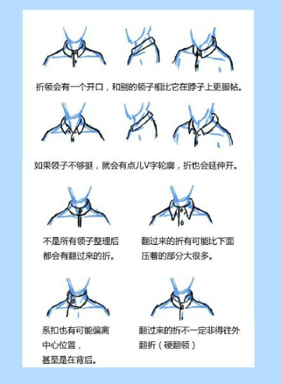 衣领参考