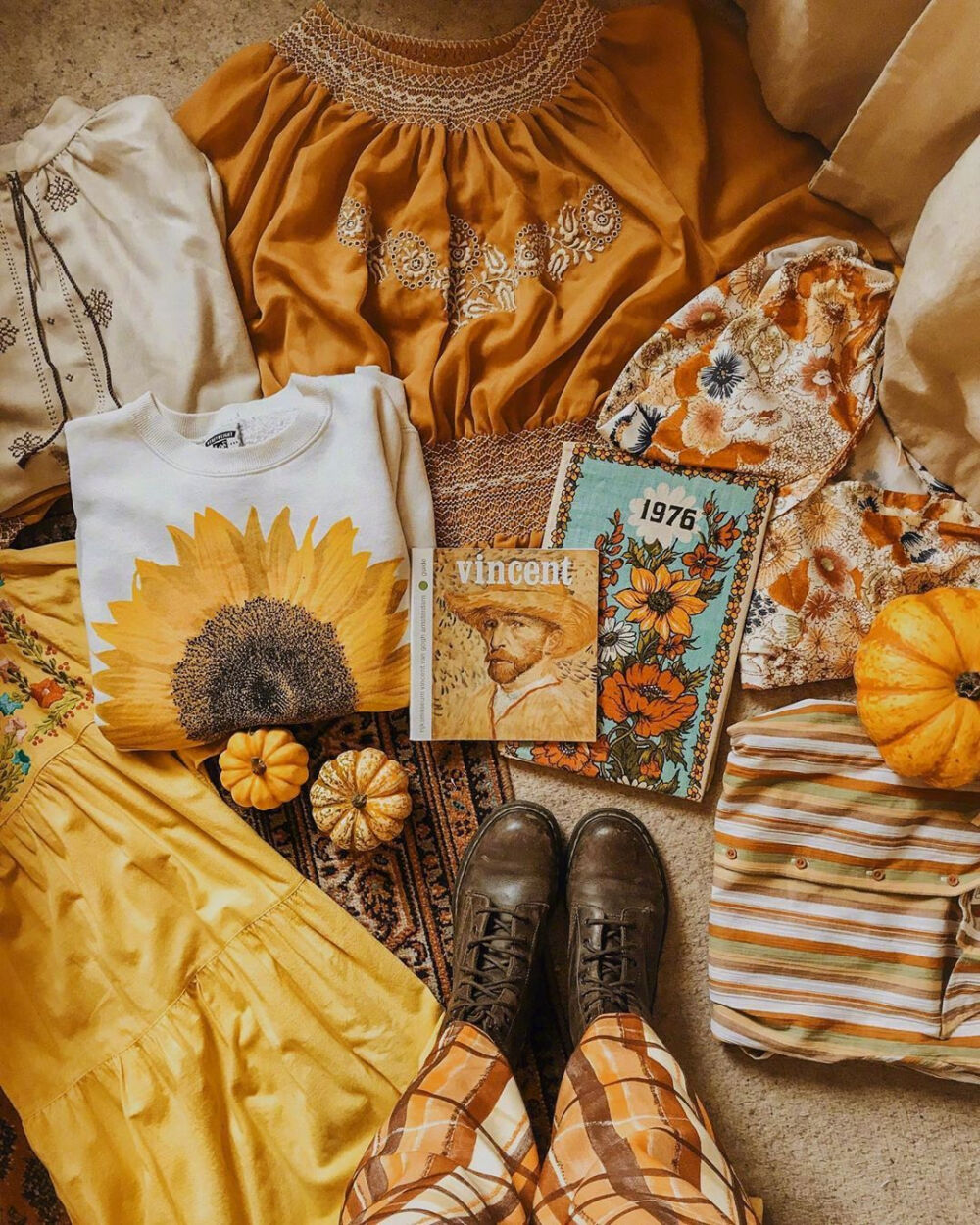 yellow ins：florencemayvintage