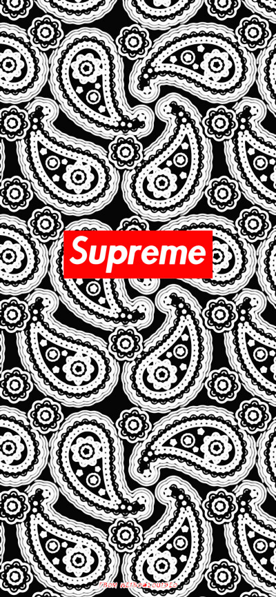 supreme腰果花