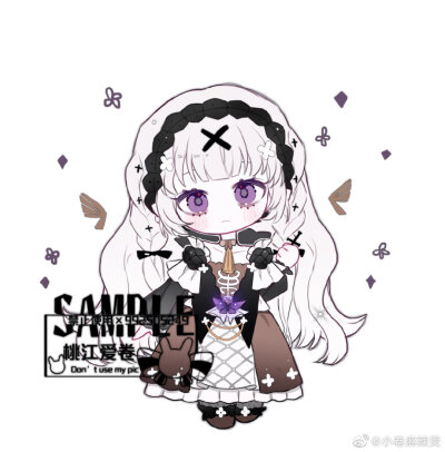来自微博 画师见水印
【禁用】sample 我们过过眼瘾就好了√
Lolita 洋服 可爱 q版 服装设计 服设 哥特