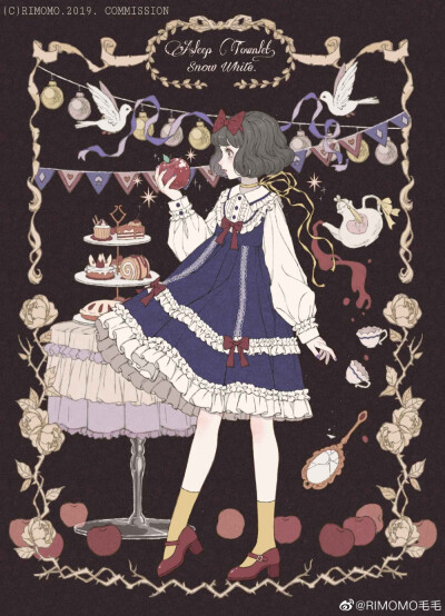 来自微博 画师见水印
【禁用】sample 我们过过眼瘾就好了√
Lolita 洋服 可爱 q版 服装设计 服设 哥特 童话 睡美人 白雪公主 匹诺曹 羊 灰姑娘 贝儿 小红帽