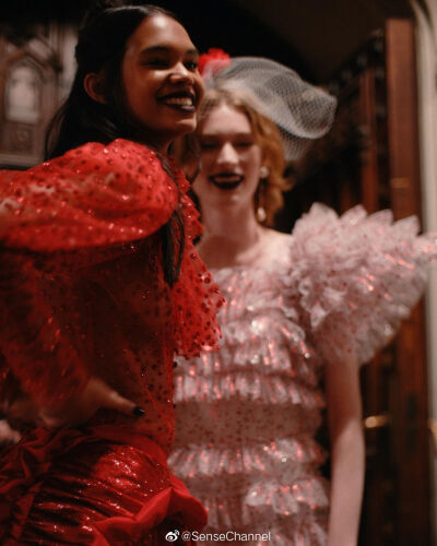 Backstage at Rodarte F/W 2020 ​​​