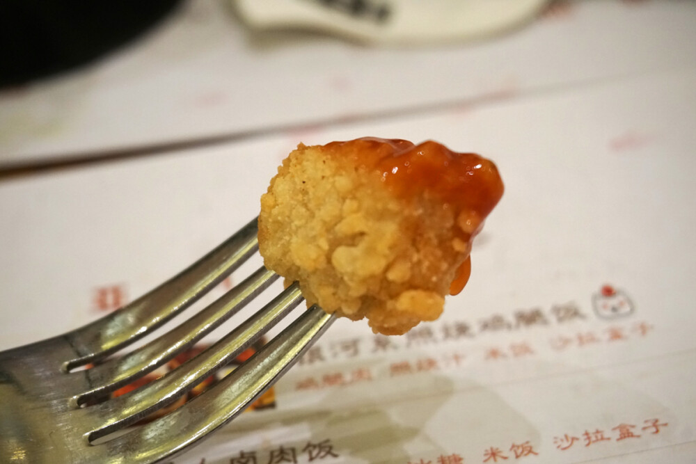 鸡米花 松饼