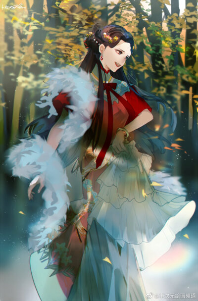 绘师推荐，在@巡响 的画作中感受绚烂与浪漫
作者半次元id：巡响 ​