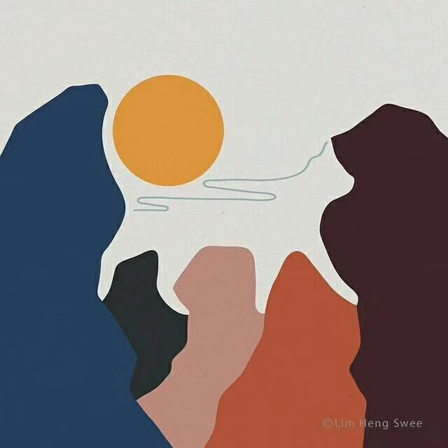 【视觉分享】20200213 | 山水插画设计
——马来西亚插画师Lim Heng Swee aka ilovedoodle
你找到猫在哪里了吗？