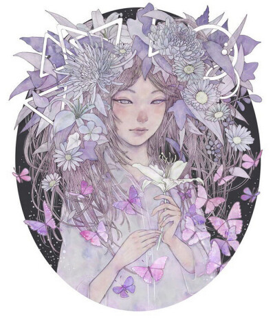 唯美少女插画 ~ 画师木村智博​作品