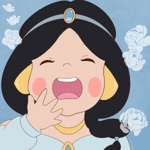 头像 Favicon 迪士尼公主 打哈欠