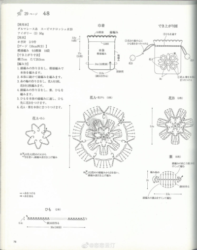 蕾丝束口袋