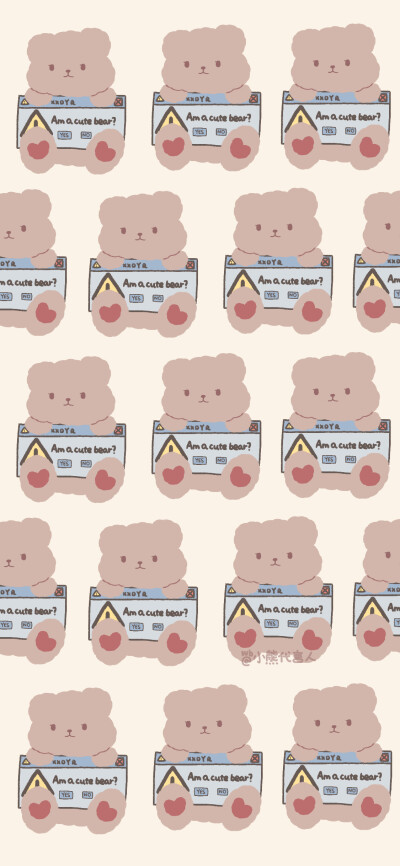 小熊壁纸 cr.小熊代言人