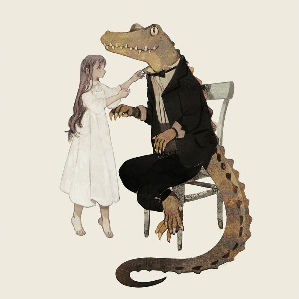 鳄鱼先生和少女 ins：rt0no