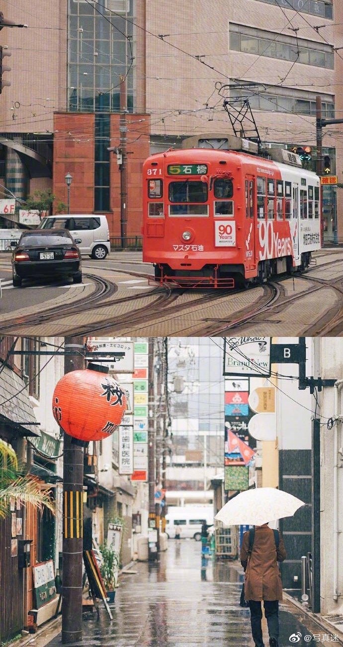 日本悠闲的街道