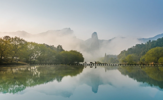 浙江缙云仙都风景