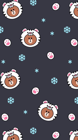 iPhone+壁纸+LINE+cony+brown+可妮+布朗+莎莉+熊大