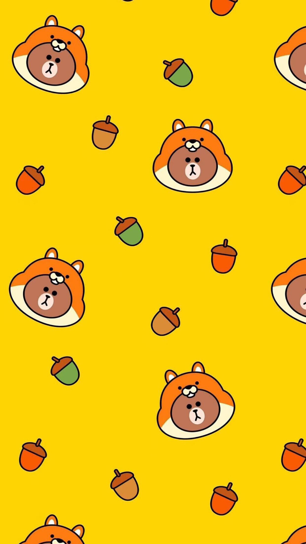 iPhone+壁纸+LINE+cony+brown+可妮+布朗+莎莉+熊大