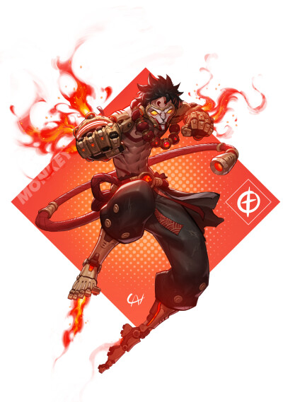 申猴Monkey, - Lan -