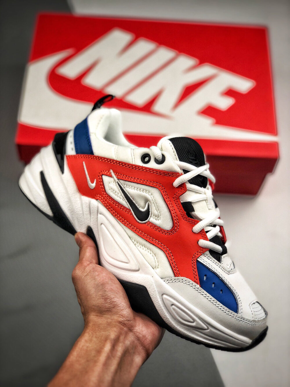 Nike M2K Tekno
天猫平台指定订单 完美工艺水平
复古老爹鞋休闲百搭慢跑鞋 皮革搭配织物混合透气鞋面 EVA组合缓震大底 完美清洁度
Size 36 36.5 37.5 38 38.5 39 40 40.5 41 42 42.5 43 44 44.5 45