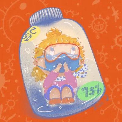 2020年初 疫情绘画