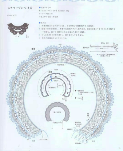 编织假领