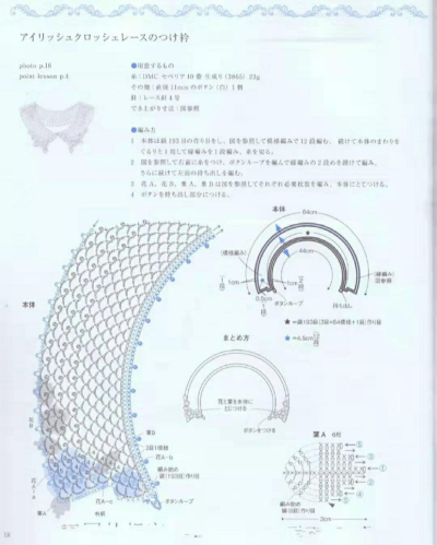 编织假领