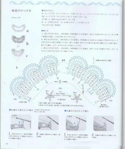 编织假领