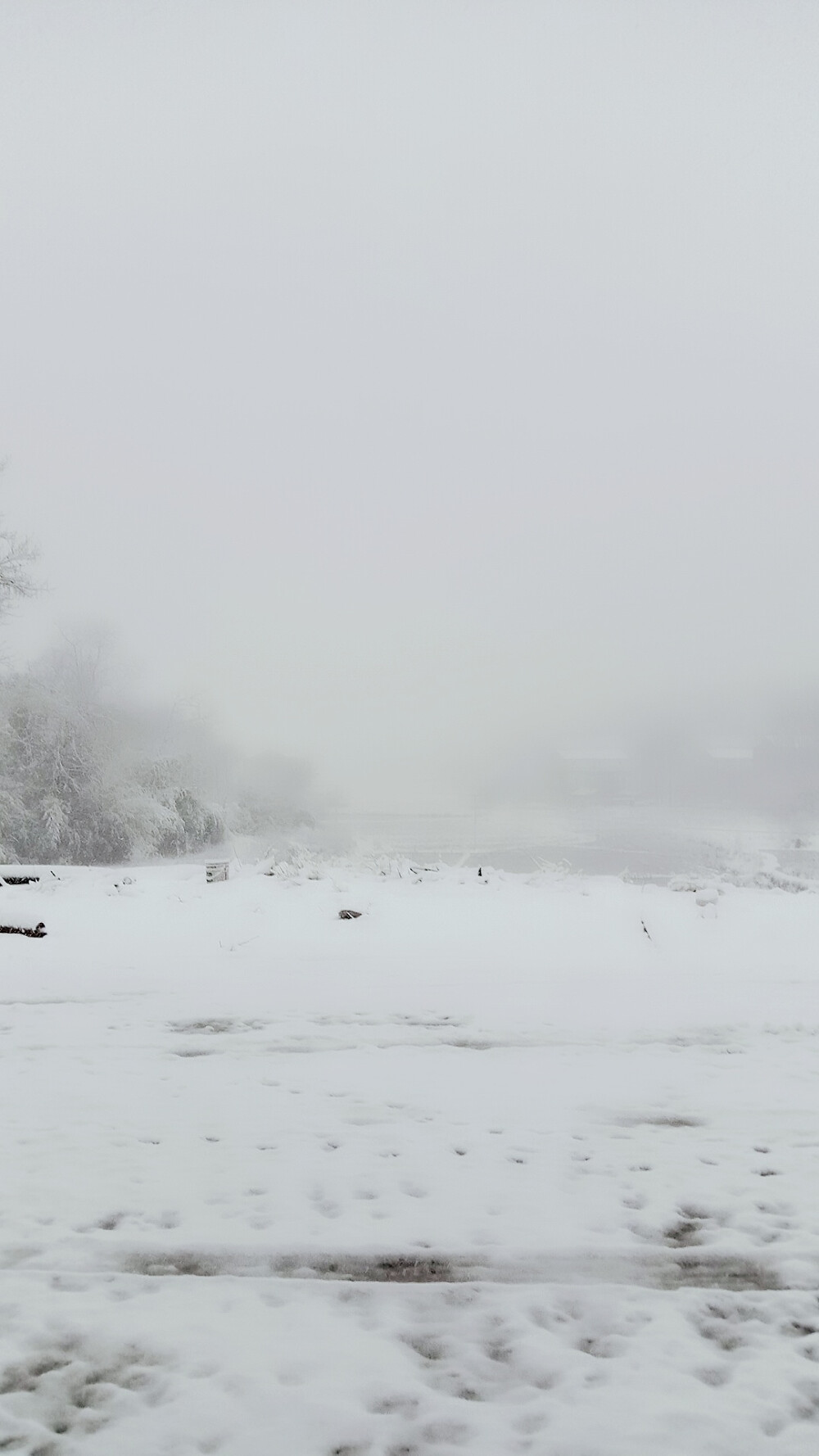 下很大的雪