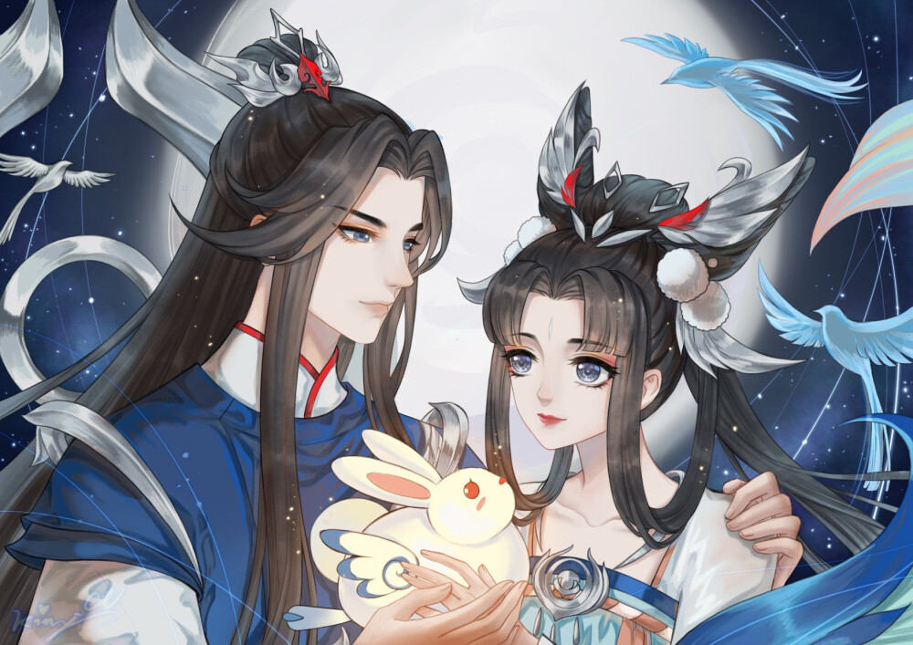 后羿嫦娥 如梦令 情人节限定