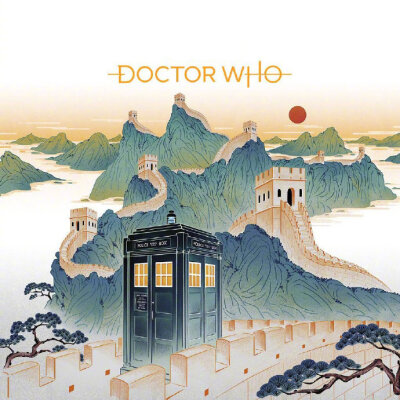 DOCTOR WHO中国风插画海报