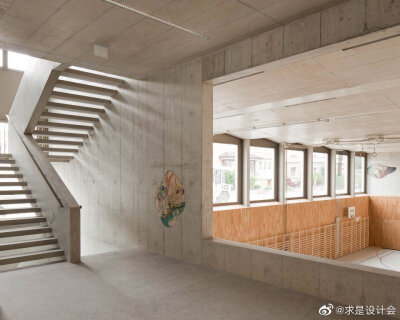 Arbon校园综合体，瑞士 / Michael Meier Marius Hug Architekten。#求是爱设计#