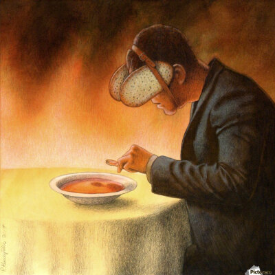 波兰讽刺画画家 Pawel Kuczynski 绘画作品 | pawelkuczynski.com