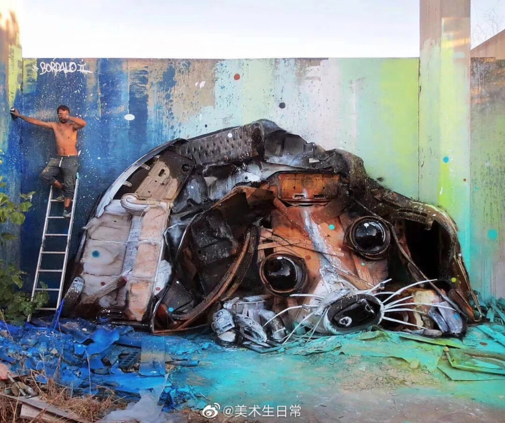 葡萄牙街头艺术家 Artur Bordalo 