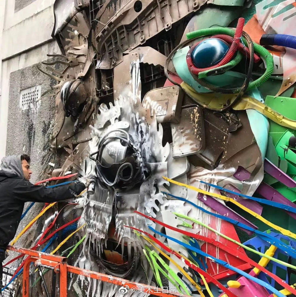 葡萄牙街头艺术家 Artur Bordalo 