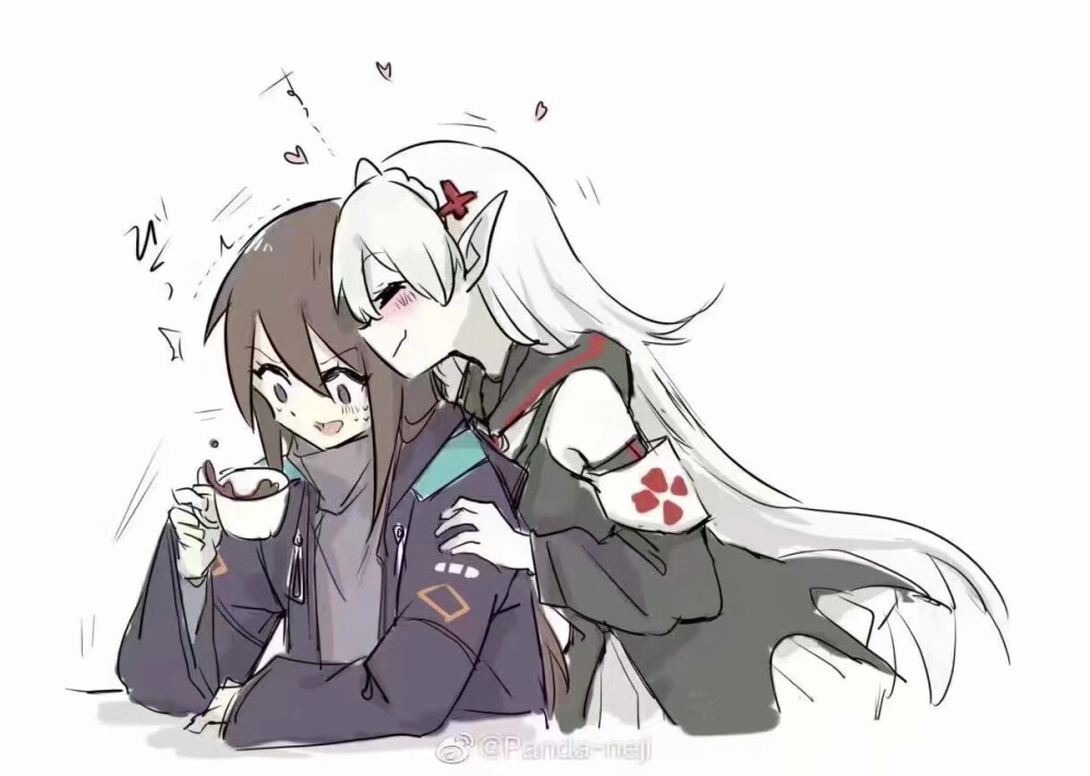 女博士和干员们 图源微博水印