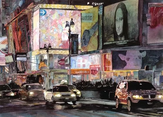 John Salminen ｜ 水彩街头