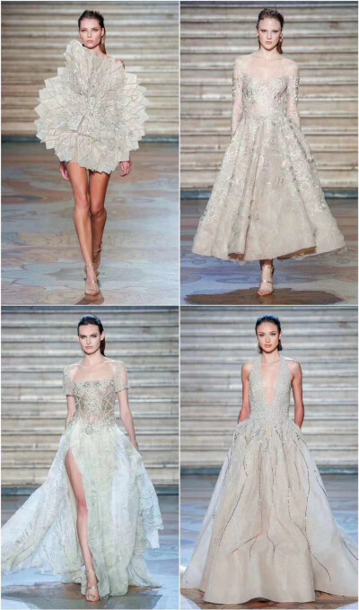 Tony Ward ss 2020 Couture 绸缎薄纱，重工刺绣 奢华仙裙色系也好舒服 ​​​