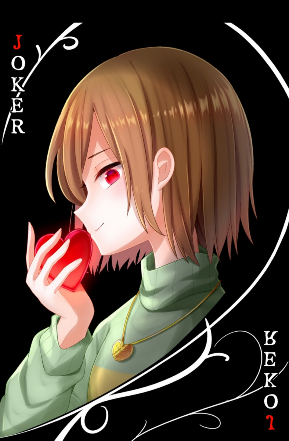 『传说之下undertale』CHARA 画师：ゆうぽんたん。
