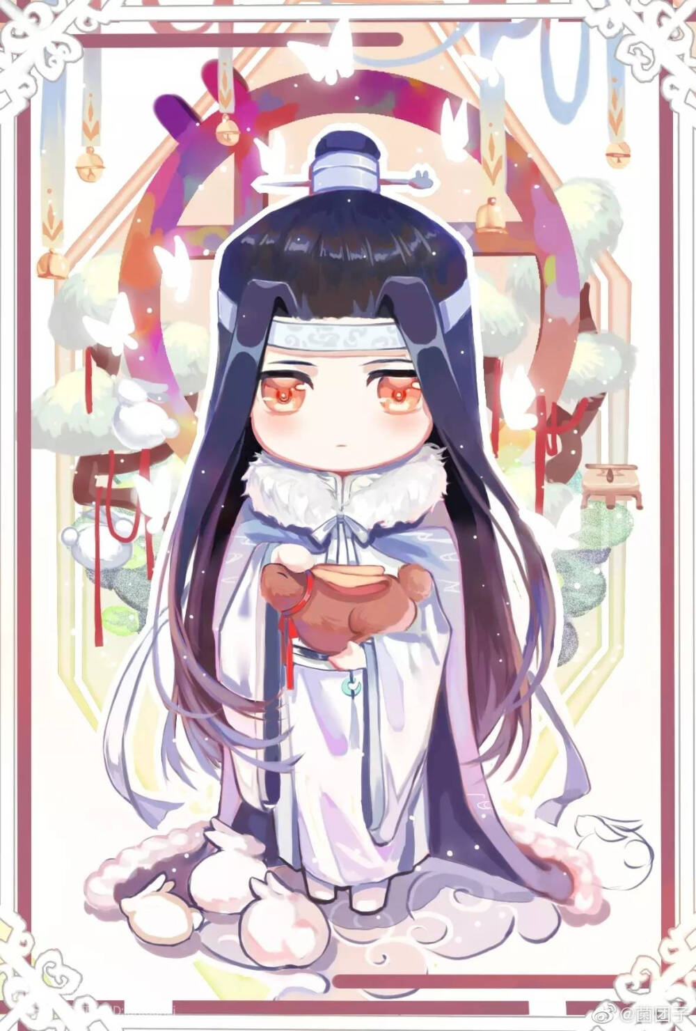 魔道祖师 蓝忘机 菌团子/绘
来源：微博